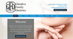 Desktop Screenshot of glendivefamilydentistry.com